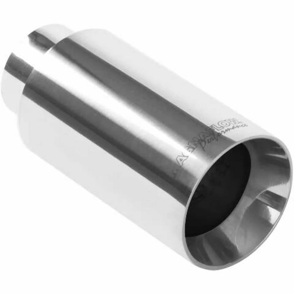 Exhaust Tail Pipe Tip for 3in. Round Polished Exhaust Tip MagnaFlow 35122